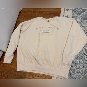 Rosemary Beach Comfort Colors Sweatshirt *stain*